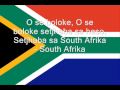 Hymne Nationale De L Afrique Du Sud 