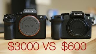 $600 vs $3000 - Panasonic G7 vs Sony A7s2 - 4K Comparison