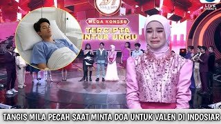 Studio 5 banjir air mata!! Tangis Mila pecah saat minta do'a kepada semua penonton untuk Valen.