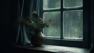 studying in an old library in the melancholic rain (dark academia playlist)
