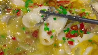 酸爽开胃，配上一碗大米饭，那真是绝了！#酸菜鱼 #天海藏