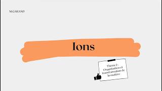 les ions - 3e
