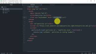 Particles.js - Create Background Particles Effects