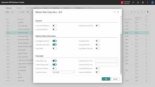 ENG24032847 Copying Items using Master Data Information