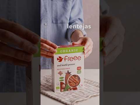 Pasta de lentejas rojas #singluten #organica #vegana