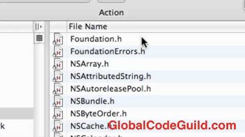 1.3 XCode and the Foundation Framework for ios
