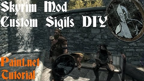 Skyrim Mod: Custom Sigils DIY Tutorial (Paint.net)