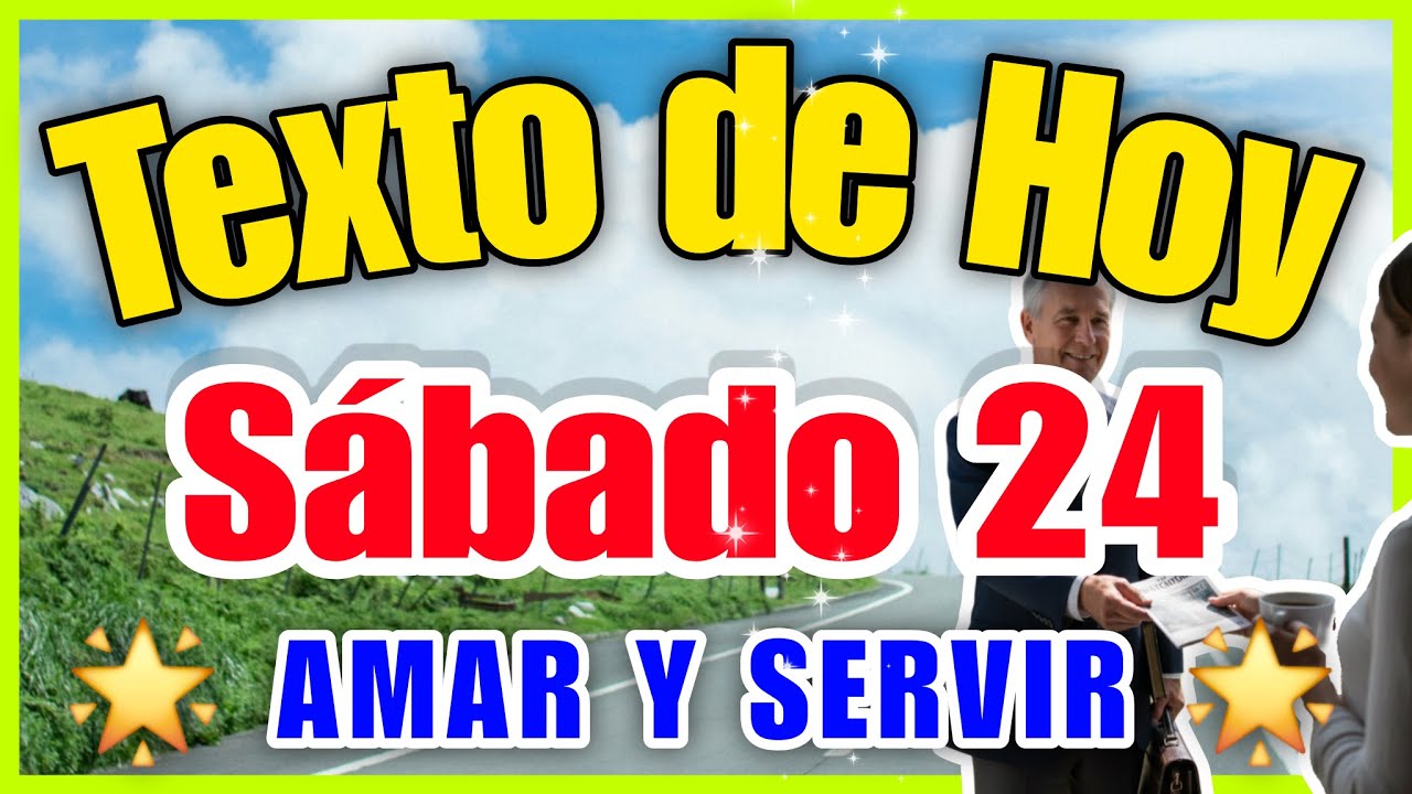 JW TEXTO DIARIO de HOY ✅ sábado 24 de enero 🟢 PREDICAR POR AMOR: CLAVE DE LA FELICIDAD | 