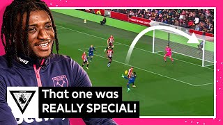 Famous 'IT WAS DIFFERENT LEVEL!' 11 minutes of Mohammed Kudus reacting to his Premier League goals | Uncut Wealth