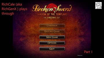 Never Trust A Mime. Broken Sword Shadow Of The Templars Playthrough (1/9)