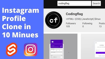 Create Instagram Profile Clone using Instagram API in 10 Minutes | Svelte | HTML, CSS & JavaScript