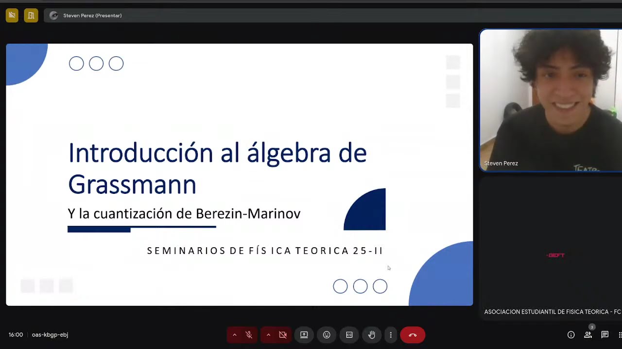 Seminario 4: Una introducción a las álgebras de Grassmann