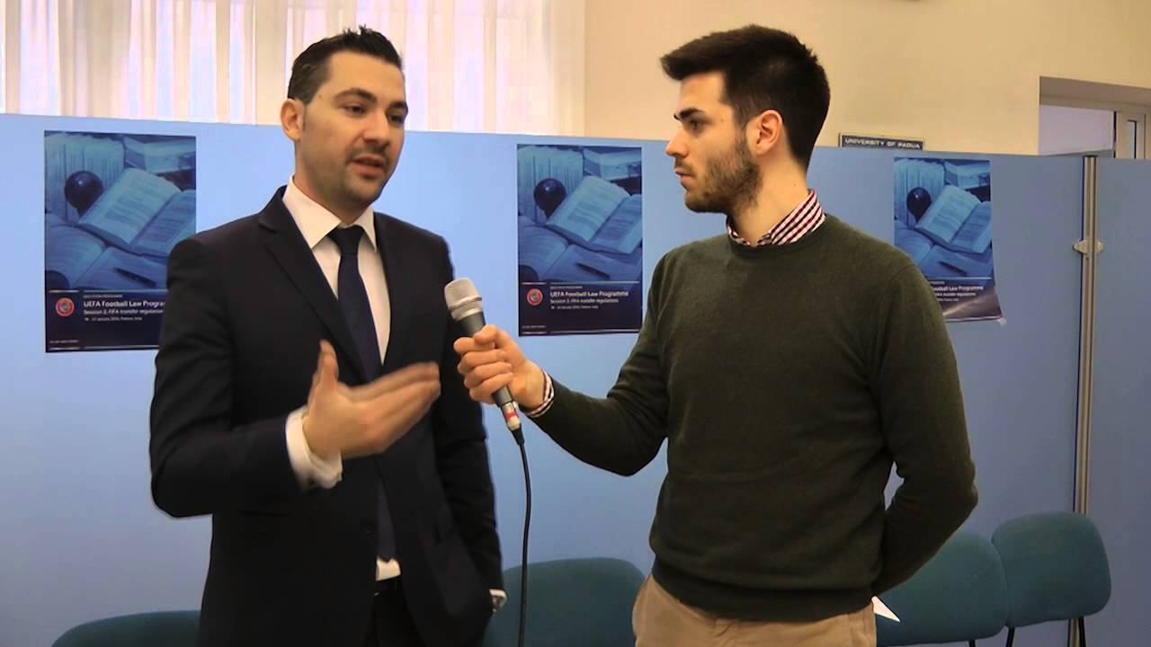 Angelo Rigopoulos, Legal Advisor UEFA - YouTube
