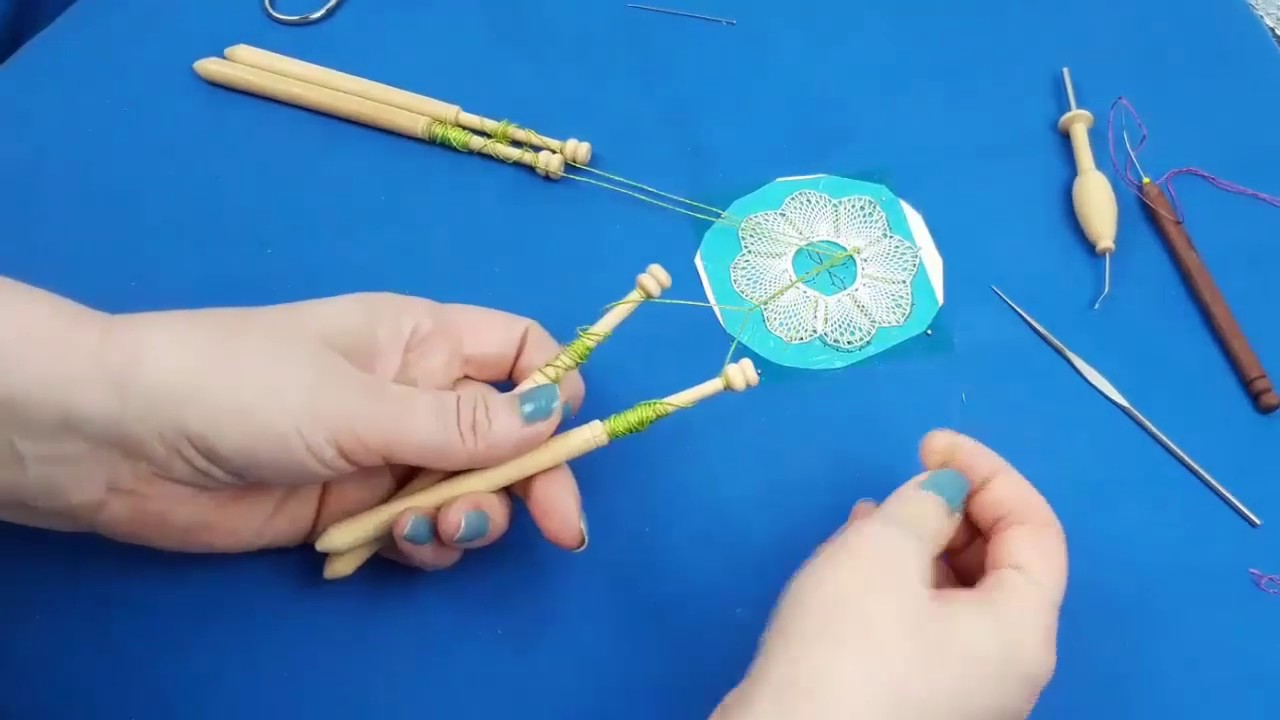 Bolillos: Curso encaje de duquesa 5 - Interior de la flor