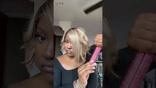 The curls ate down🔥Ash Blonde Ombre Bob wig also versatile! 😍 #luvmehair #shorts #hair #hairstyle The curls ate down🔥Ash Blonde Ombre Bob wig also versatile! 😍 #luvmehair #shorts #hair #hairstyle