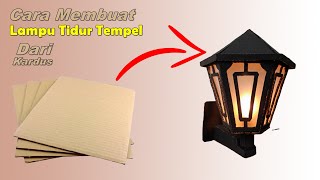 CARA MEMBUAT LAMPU BELAJAR MODERN DARI PARALON BEKAS -  DIY Desk Lamp with  PVC Pipe