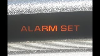 Chrysler Grand Voyager ALARM SET problem     FIXED !! 1999 Chrysler Town And Country Alarm Reset