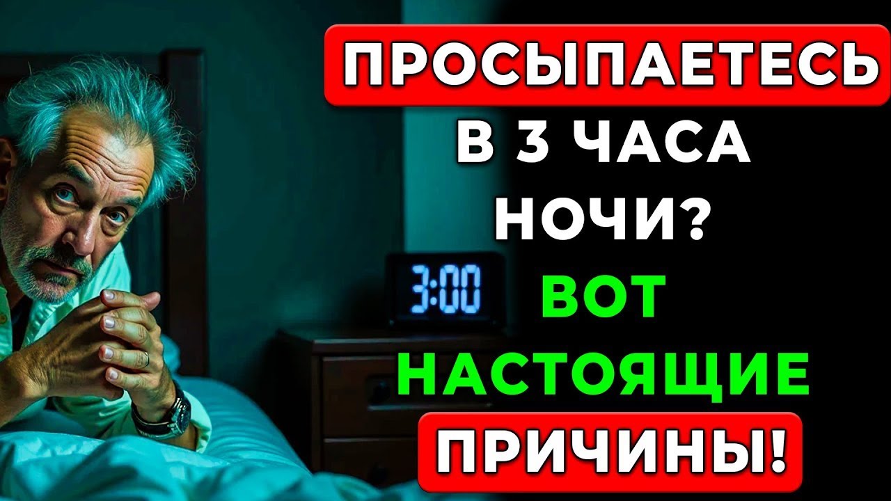 Тайна Ночного Пробуждения Пожилых В 3 Часа  Как Это Связано С Их Здоровьем