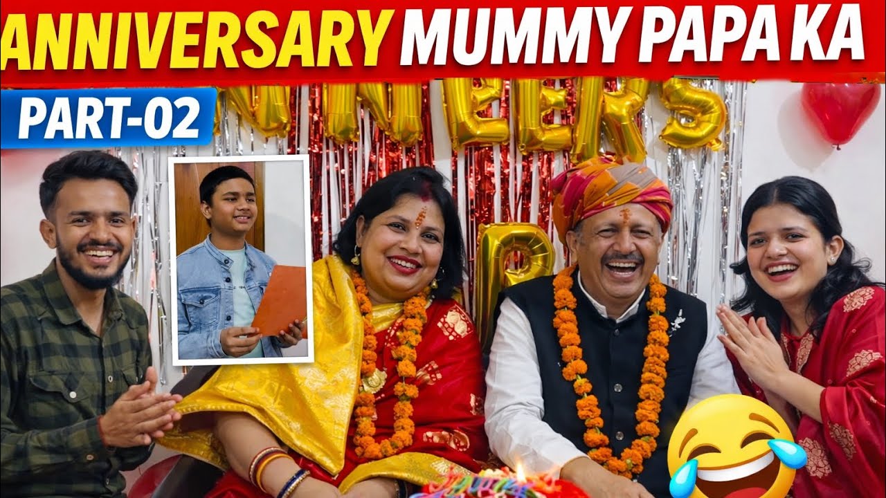 Mummy Papa Ki Shaadi Ki Kahani 💖 | Anniversary Vlog Part 02 ✅