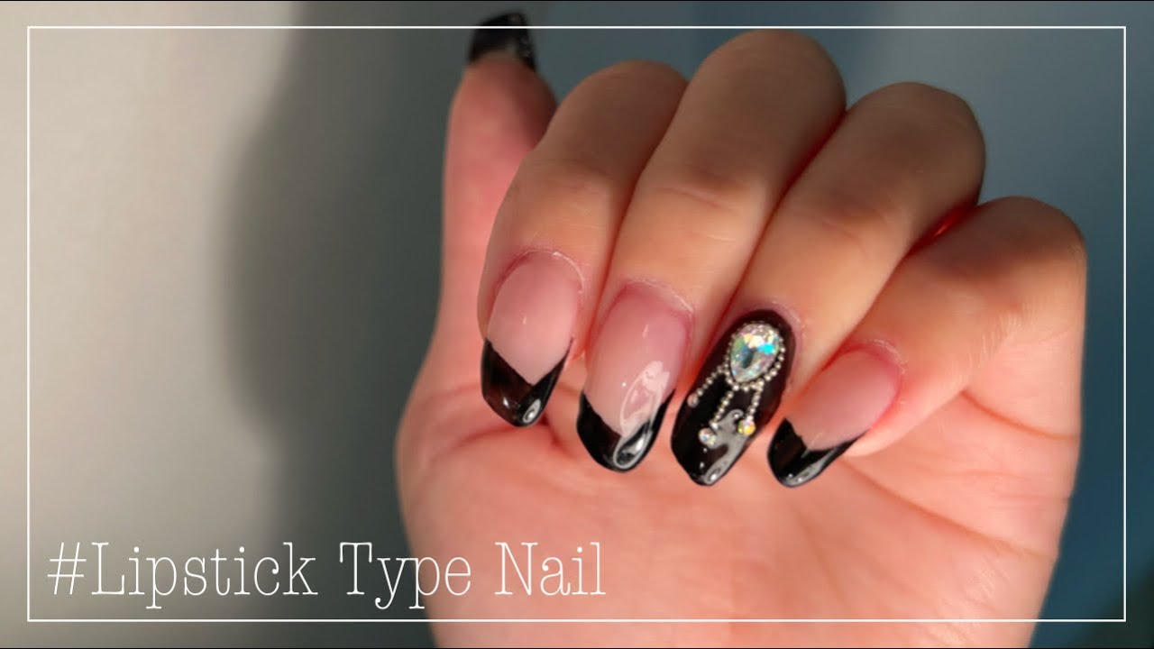 セルフネイル 脱出おひとり島 ジアちゃん風ネイル リップスティック型ネイル Asmr Youtube