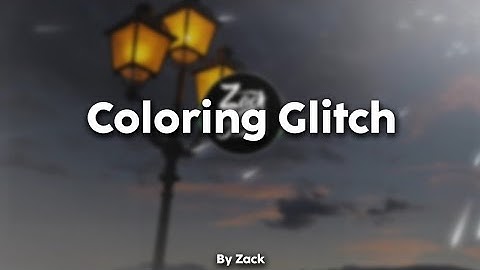 [FREE DOWNLOAD] Specials Coloring Glitch | Avee Player Template