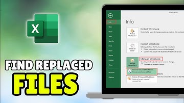How To Find Replaced Files On Windows 10 & 11 - Find Replaced Excel Files On Windows