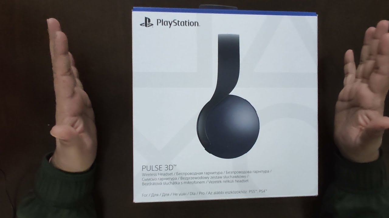Sony Pulse 3d headset black 2021 Unboxing 😍💥