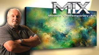 Abstract Art painting 'ETERNITY' Modern,contemporary, Mix Lang how to Demo." x 72"