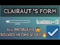 Clairaut's Equation | How to solve Clairaut's equation#math #differentialequation #youtube