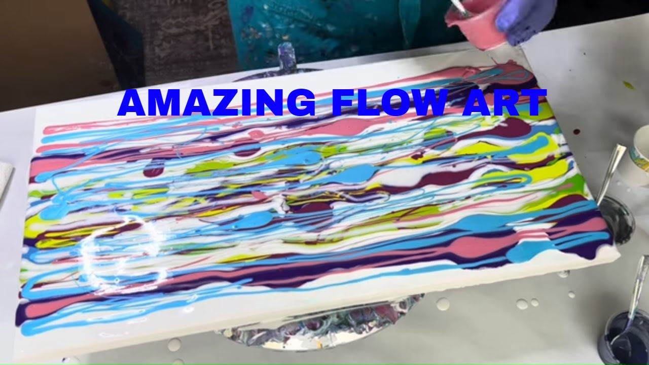 Crazy Cells in This Fluid Abstract Flow Art Creation #abstractart, # ...