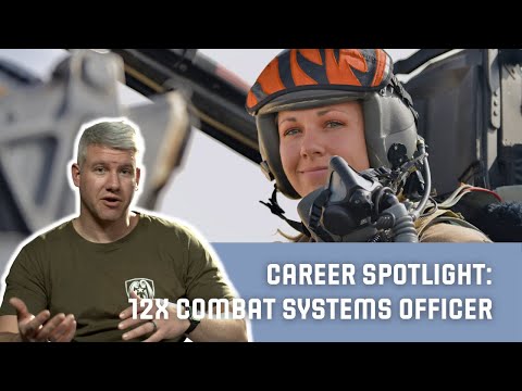12X Combat Systems Officer. (They drop BOMBS).