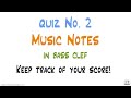 Quiz 2  notes in bass clef  two octaves notes flashcards