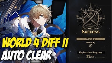 Simulated Universe World 4 Difficulty 2 Easy Clear with Preservation | Honkai Star Rail