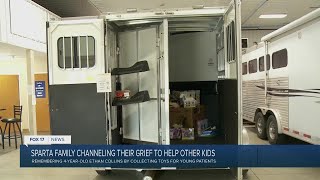Sparta Family Channeling their Grief to help other kids