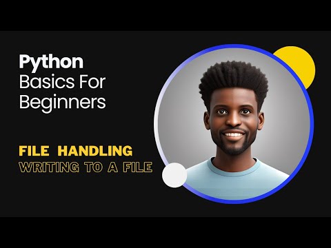 24-Python Basics - File Handling - Writing To A File