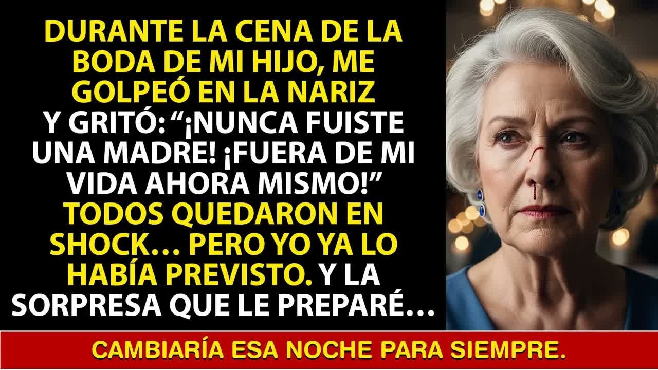 Mi hijo me agredió en su boda y dijo cosas horribles… mi respuesta lo dejó helado