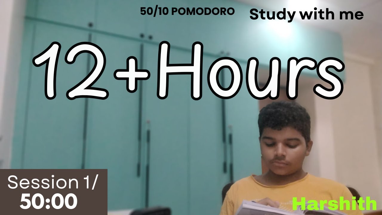 WEEkEND GRIND Mode on🧠 Study With Me LIVE 🚀📚 10-HOURS —  (50/10 Pomodoro) | Rain sounds,(part 2)