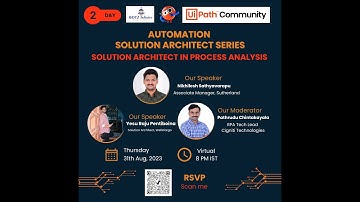 Solution Architect in Process Analysis | Day 2| Solution Architect Series | UiPath Hyderabad