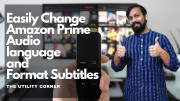 How to change Amazon Prime Audio Language and format Subtitles in TV