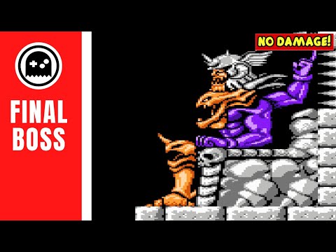 Gargoyleu0027s Quest II (NES) - Final Boss - King Breager - (No Damage)