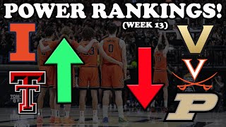 College Basketball Week 13 POWER RANKINGS