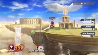 SSB4 - Samus Dash Attack to Dair Kill Combo (AKA The I Like this Patch)