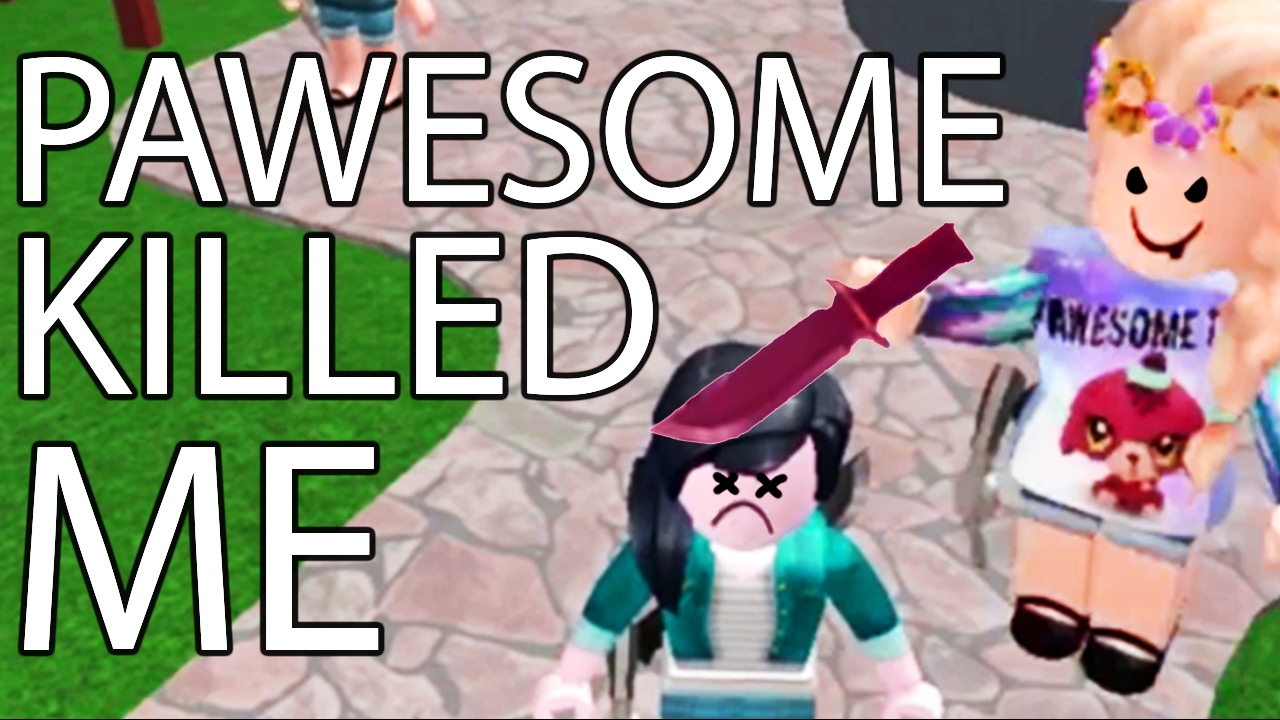 PAWESOME TV KILLED ME! Roblox Murder Mystery 2 | Alice LPS Gaming - YouTube