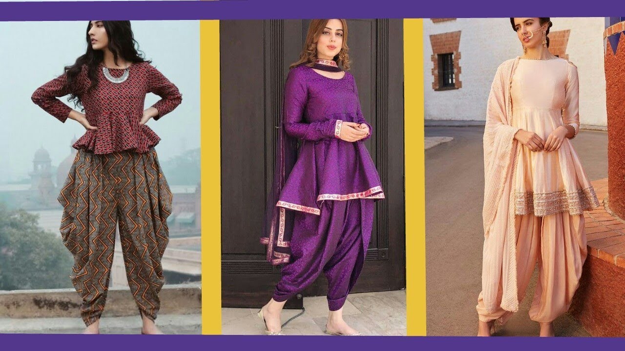 Patiala Salwar With Short Kurtas - Buy Patiala Salwar With Short Kurtas  online in India