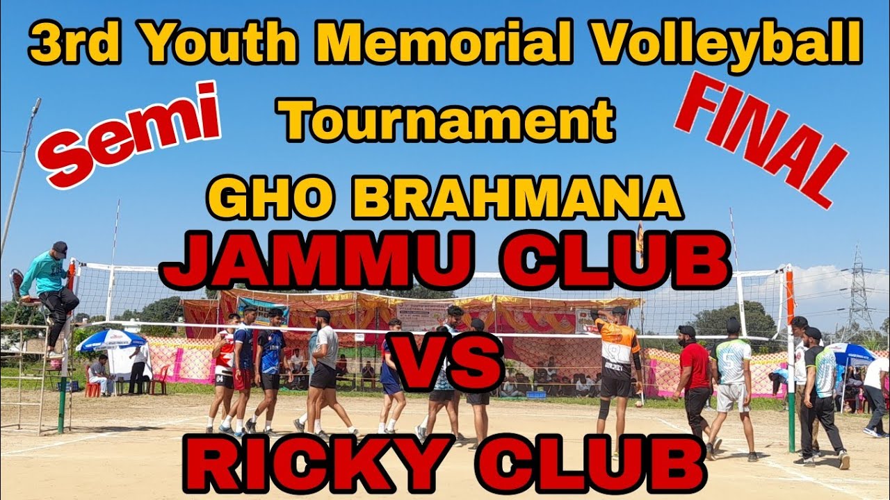 Ricky Club Vs Jammu Club/Semi Final volleyball match/Gho Brahmana ...