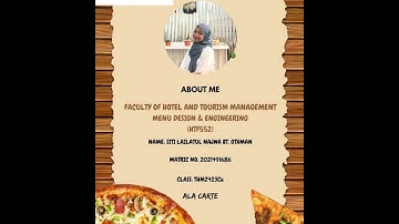 PRESENT HTF552 (MENU DESIGN AND ENGINEERING)