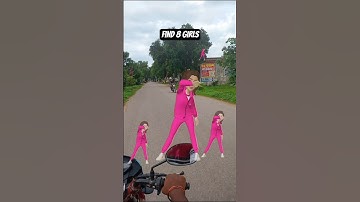 Find 8 Girls 🫵🏻😂 | Eye Observation Test 🧐 #find #hidden #girl #hidden8girls #shorts #youtube