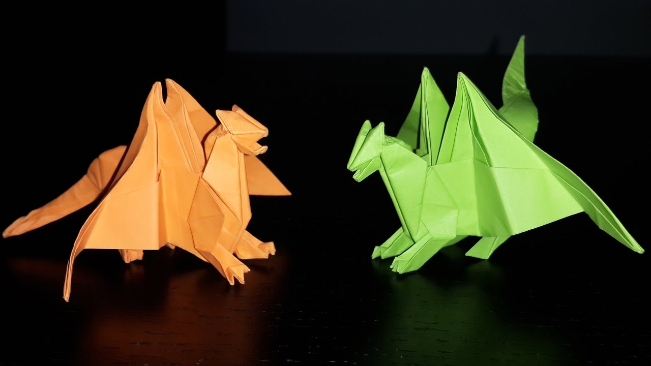 Easy Origami Dragon 2.0 tutorial (Henry Phạm) - YouTube