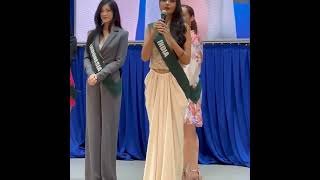 Indeed India🇮🇳 is a good speaker.. Miss earth India 2023 She answered so gracefully