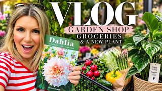 VLOG: Dahlia Season, New Houseplant, Groceries and Savoury Crêpe Recipe! 🌞